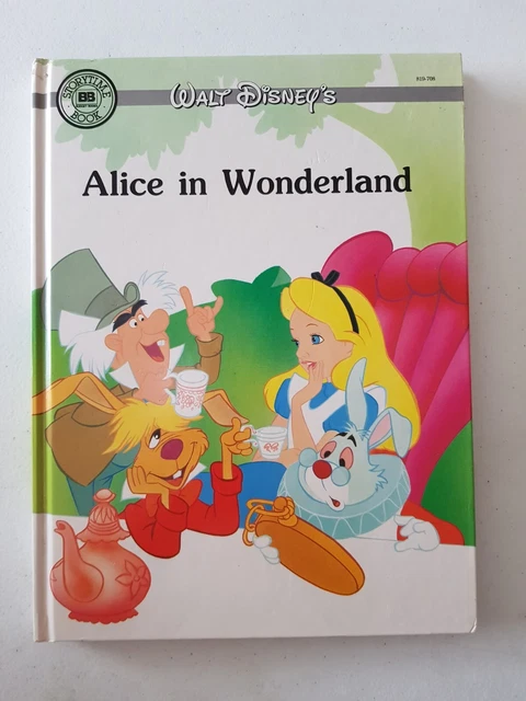 DISNEY CLASSIC SERIES Book - Walt Disney's Alice In Wonderland 1987 HC