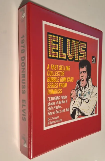 ELVIS PRESLEY Complete 1978 Boxcar Donruss Trading Cards
