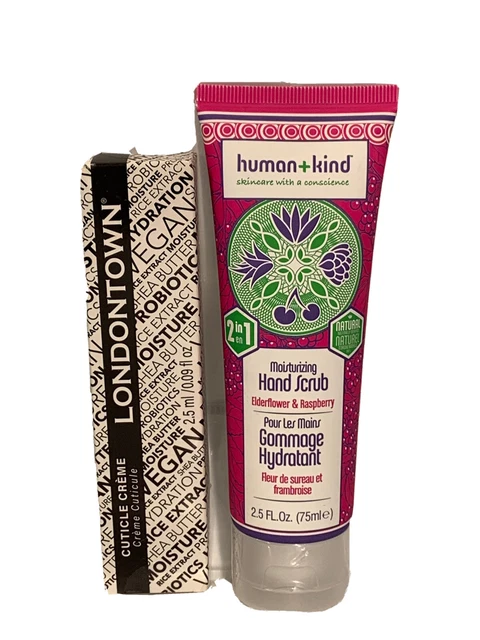 Pluma de crema cutícula LondonTown y exfoliante exfoliante de mano hidratante humano + tipo