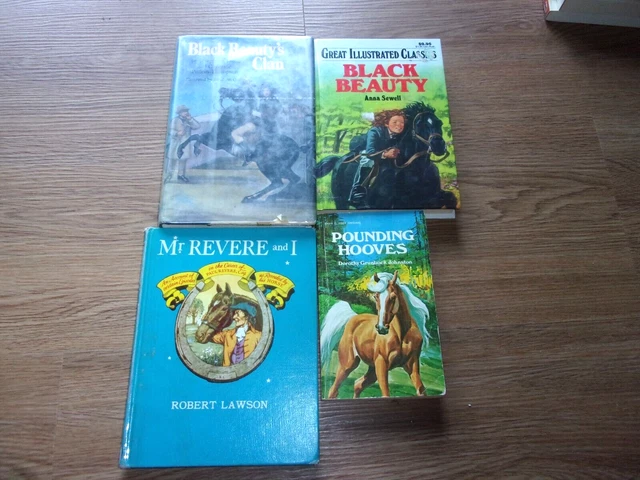 Mr Revere I Lawson Black Beauty Clan Pounding Hooves Johnston Horse Book Lot