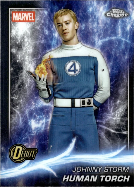 JOHNNY STORM HUMAN Torch - Debut 196 - TOPPS Chrome Marvel Studios