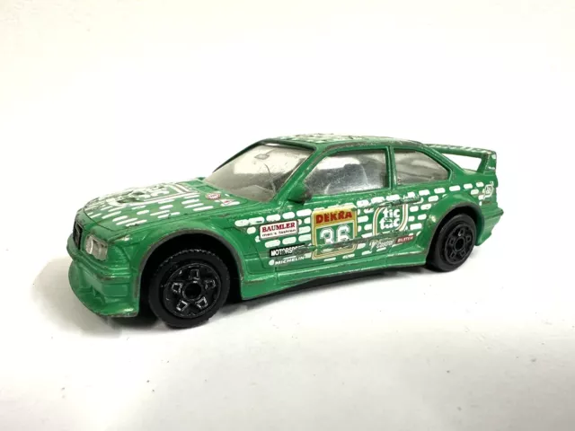 Burago BMW M3  Diecast Model Car 1/43 scale green Tic Tac