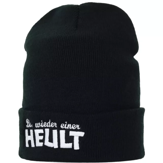 Strickmütze: Bis wieder einer HEULT Festival Wollmütze Herren/Damen Haube/Beanie 2