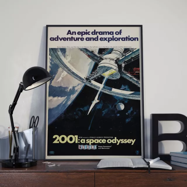 Stanley Kubricks 2001 : A Space Odyssey Movie Film Poster Print Picture A3 A4