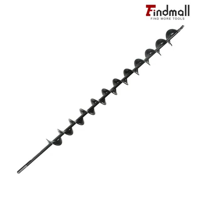 Findmall 1.75"x24" Earth Auger Drill Bit For Rapid Planter Bulb Plant Auger New