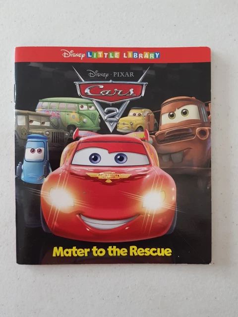 DISNEY LITTLE LIBRARY Book - Disney Pixar Cars 2 Mater To The Rescue ...