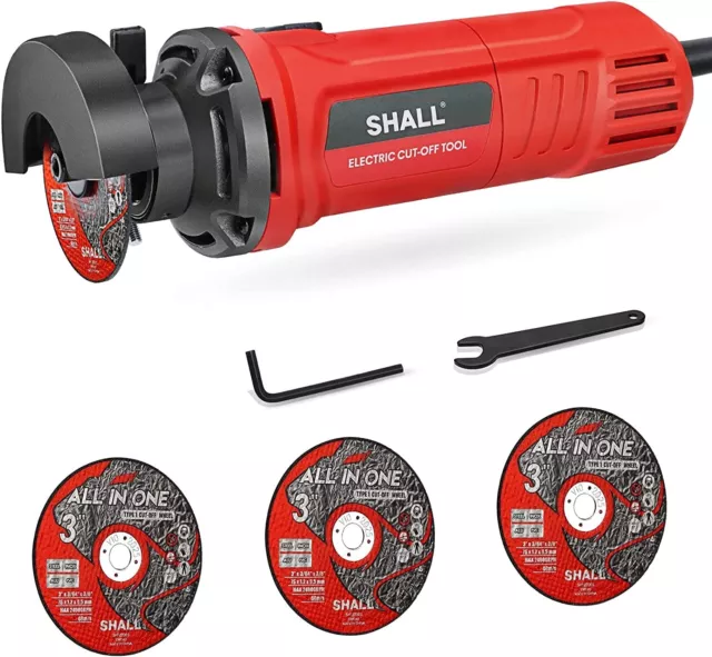 SHALL 3" High-Speed Cut Off Tool,3.5 Amp 24000RPM Metal Cutter Tool