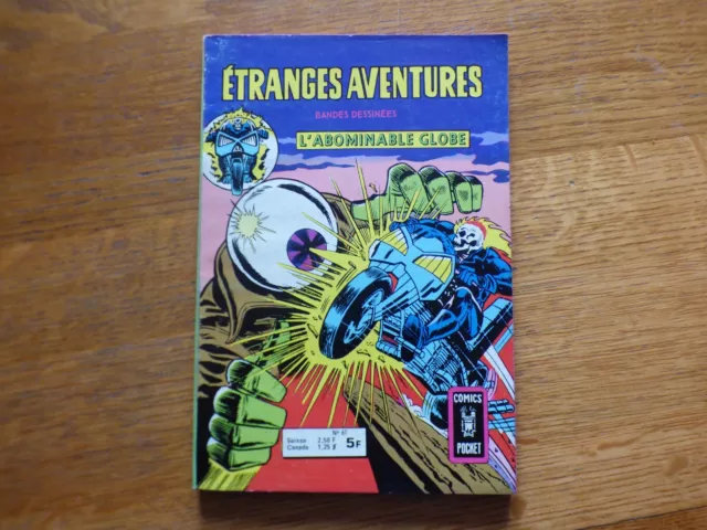 ETRANGES AVENTURES n° 61  L'ABOMINABLE GLOBE TBE