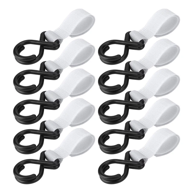 (Weiß)10 Stücke Kinderwagen Haken Mama Haken Kinderwagen Haken Clips Bunte