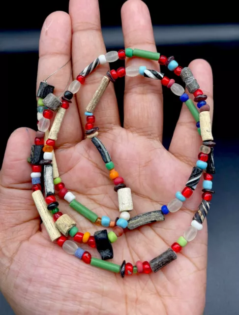 Ancient Jewelry Trade Antiquities Greek Roman Glass Agate Faience Old Beads
