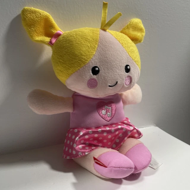 Fisher Price Plush Sweet & Silly Interactive Baby Doll Stuffed Animal 10" 3