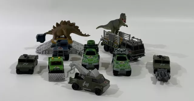 8 x Vintage Matchbox 1997 Jurassic Park The lost World Auto Sammlung Konvolut HL