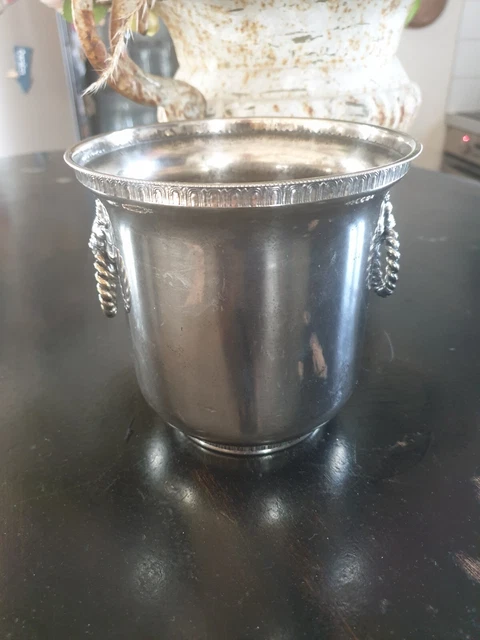 Ercuis seau à champagne en métal argenté