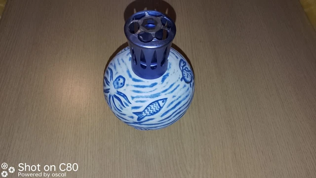 Lampe Berger Céramique Revol Par Mathias - Vert Chêne - Diffuseur Parfum Occasion