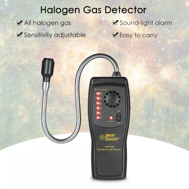 SMART SENSOR Handed Air Conditioning Freon Gas Leak Tester Halogen Gas Detector