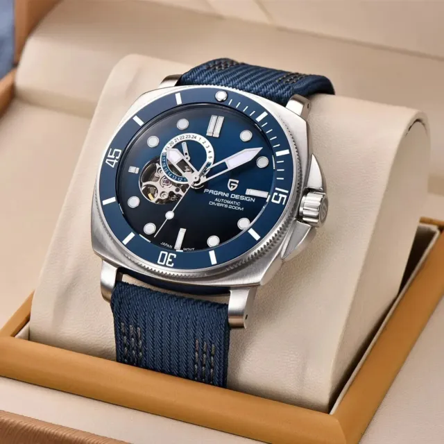 PAGANI Design! PD-1736 Luxury Sports Men's Mechanical Watch Fashion Sapphire!