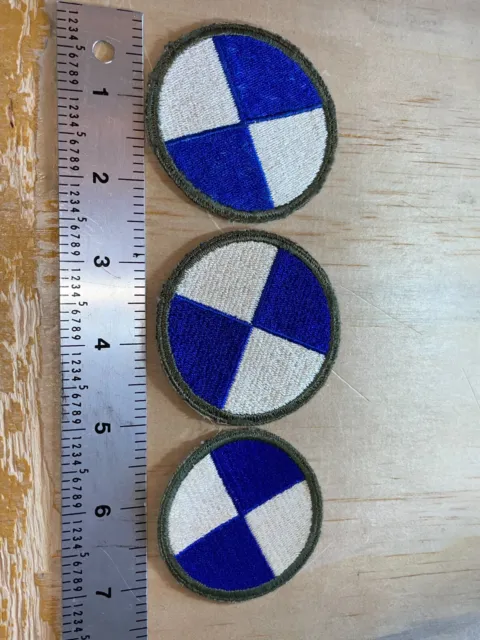 WWII/Post? 3-US ARMY PATCHES-FORTH 4th CORPS-ORIGINAL VARIANTS-BEAUTIES!