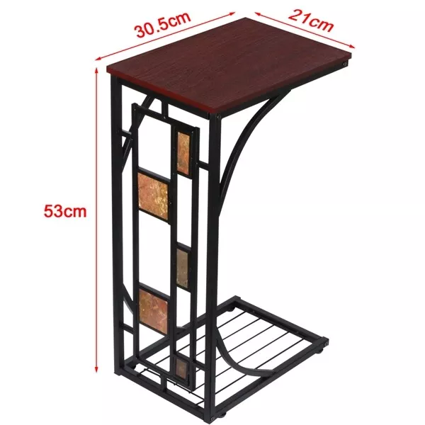 Beistelltisch Vintage Kaffeetisch Couchtisch Sofatisch Laptoptisch Nachttisch 3