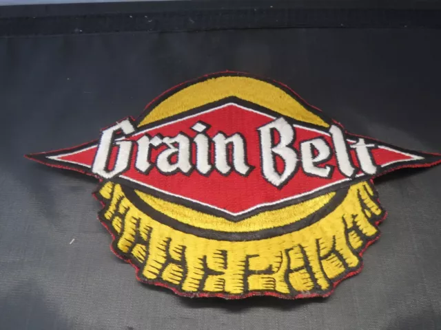 Vintage Grain Belt Bottle Cap Driver Patch