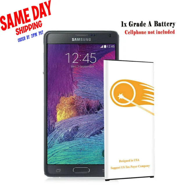 Longlife 6980mAh Extended Slim Battery for Samsung Galaxy Note 4 IV SM-N910