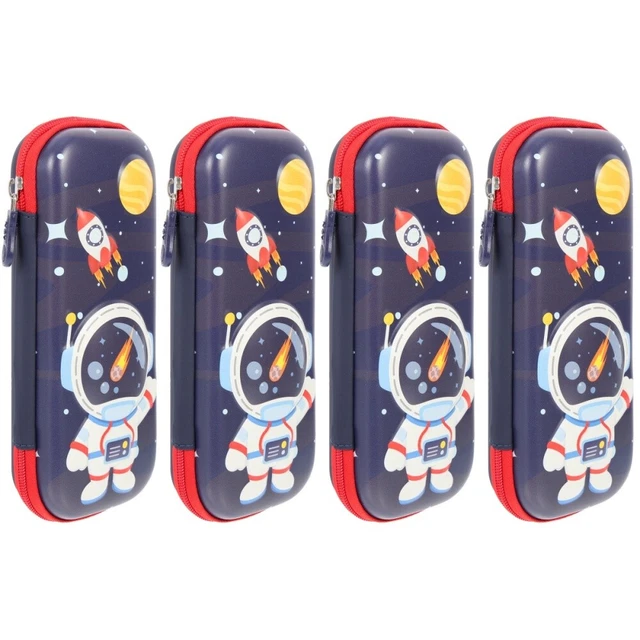 4 Pack Stationary Case Large Capacity Pencil Case Kids Pencils Water Proof