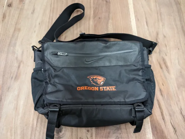 New  Rare OSU Beavers Nike Golf Black Departure ii Laptop Messenger Shoulder Bag