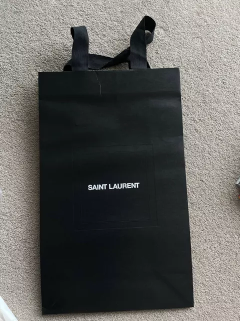 Yves Saint Laurent YSL Gift Shopping Bag Large Tall 100% Authentic Bag  17x12