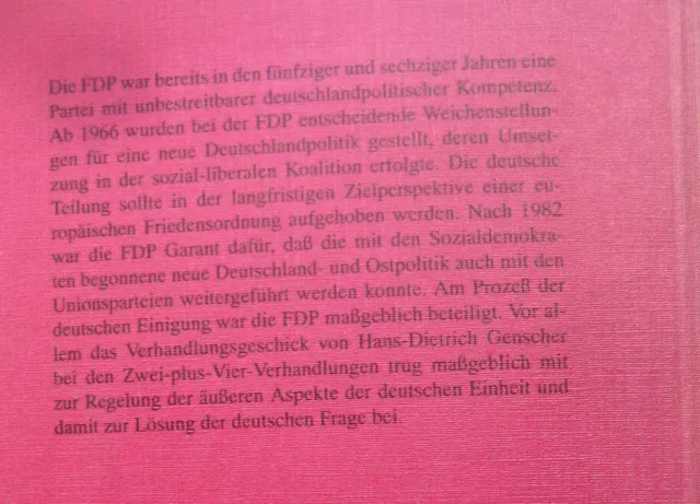 Schmidt FDP und die deutsche Frage LDPD Wiedervereinigung FDP Deutschlandpolitik 2