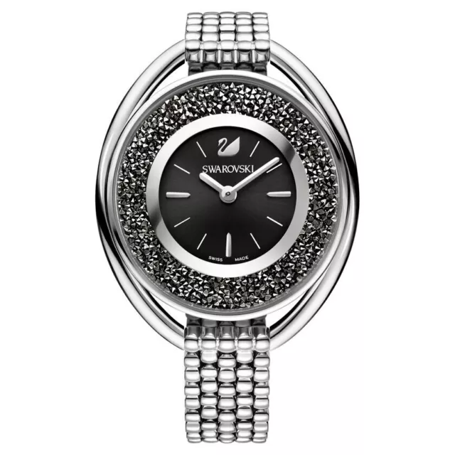 SWAROVSKI Uhr Sw  5181664 CRYSTALLINE OVAL MB STS/BLK/STS Neu in OVP.