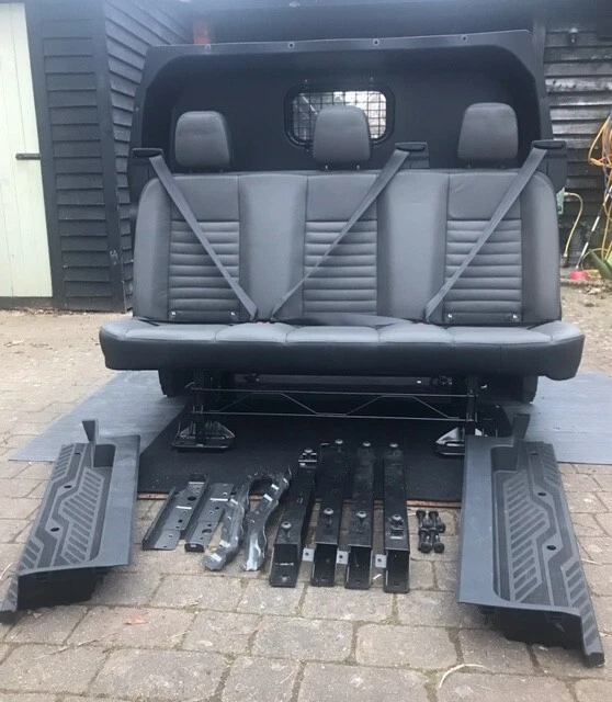 FORD TRANSIT CUSTOM Crew Cab Conversion Kit Bench Rear Seats, Floor
