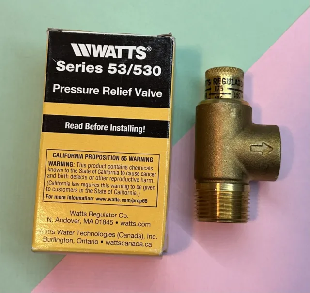 Watts 0372271 530C 3/4  Calibrated Pressure Relief Valve