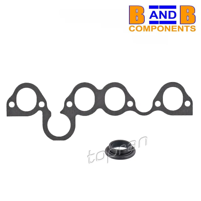 INLET MANIFOLD GASKET + Grommet Vw Golf Mk1 Cabriolet Mk2 1.6 1.8 C811