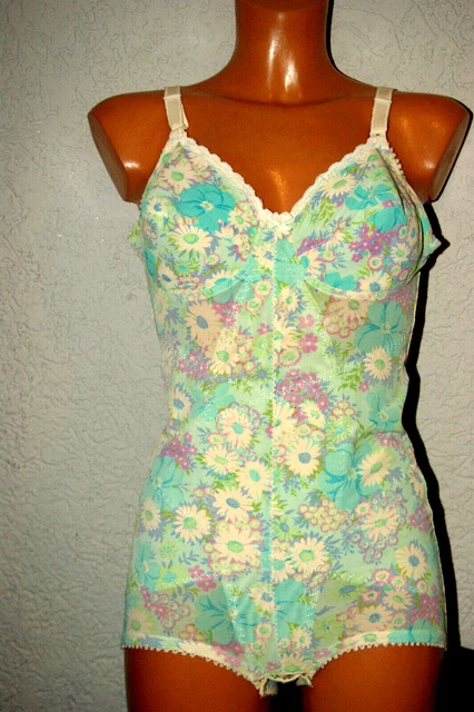 Corsetto raro * corpetto in perfette condizioni a fiori con pizzo bellissimo vintage taglia 80 B