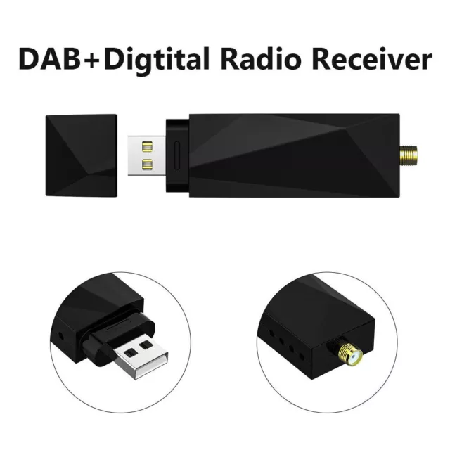 DAB+ USB Digital Radio Tuner Dongle Receiver for Android Car Stereo
