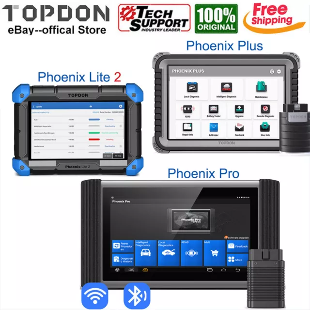 TOPDON Phoenix Plus/Lite2/Pro Profi KFZ OBD2 Diagnosegerät ECU Key Programmier