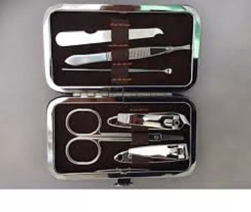Set manicure New York con 6 pezzi in acciaio inox