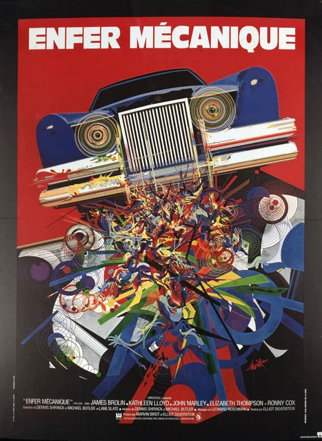 Affiche Cinéma 'BolidES De L'Enfer' - Poster HQ 60x80 Cm - Haute Qualité - PostersAndCo