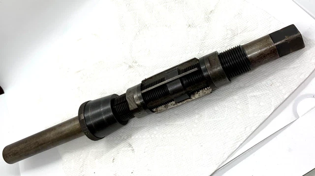 Vintage Adjustable 1-5/8" Expanding 15" Long 7-Blade Reamer HSS Tool Hand