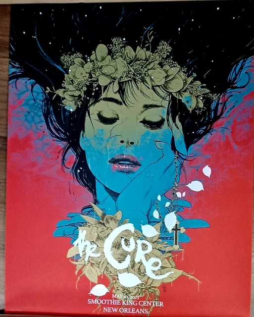 THE CURE NEW Orleans Tour Poster 05/11/2023 FIRST edition 325.00