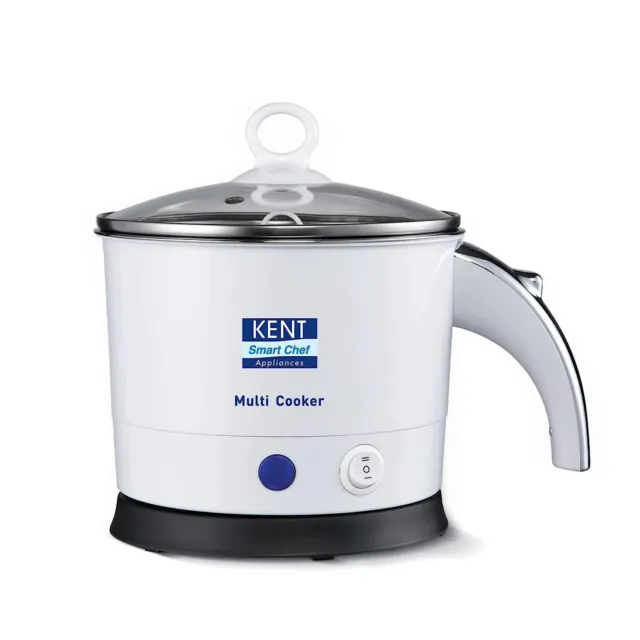 Kent 800 W Cool Touch Kettle Multicooker Cum Steamer 1.2 L Inner Stainless Steel