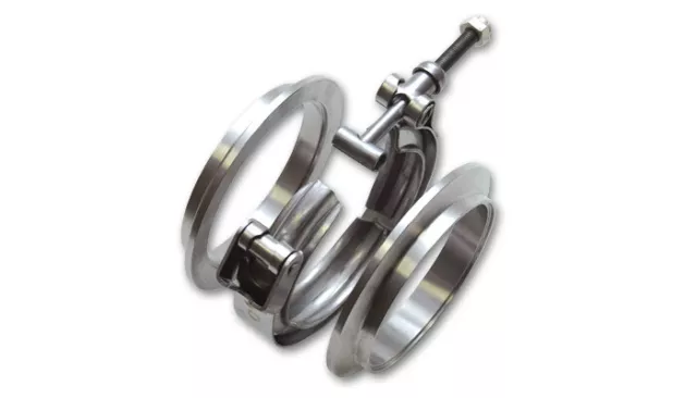 Vibrant Performance Aluminum V-Band Flange Assembly, for 4" O.D. Tubing 11493