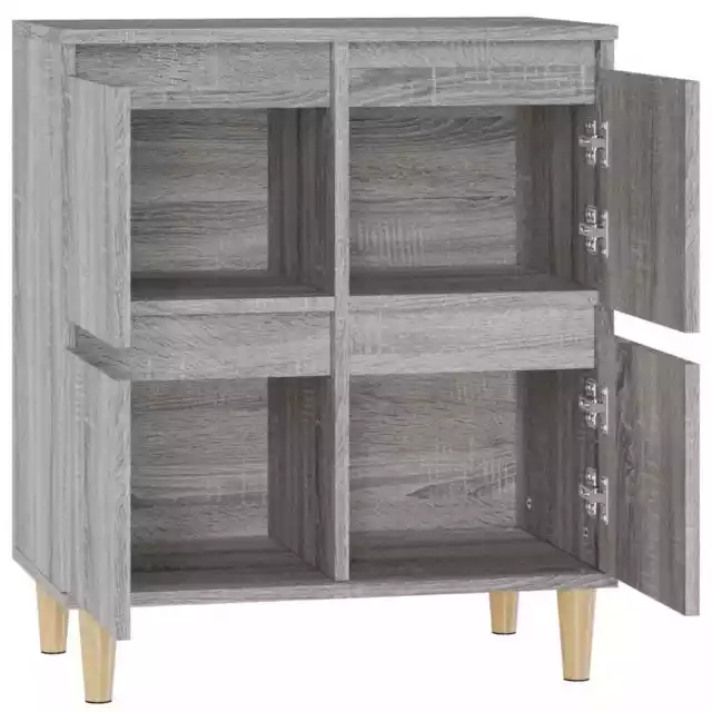 AX Credenza Classica 60x35x70cm Grigio Portaoggetti Mobile Soggiorno News 821162