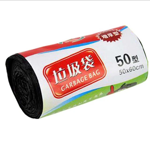 16pcs / Rouleau 50CMx60CM Ménage Épais Mis à Jour Jetable Garbage Sac GB