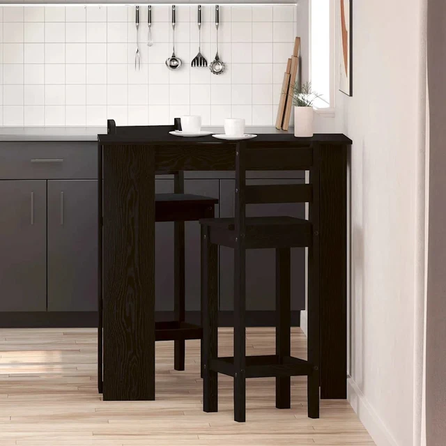 Meuble Bar Industriel Detroit – Design Bois & Métal Avec Portes Et Étagères, 113 Cm – Style Loft Moderne