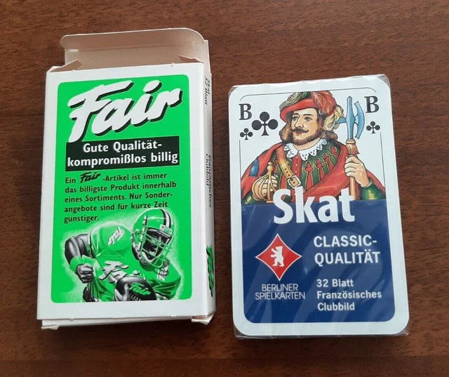 SKATKARTEN, Werbung, das Discountprogramm von Globus, Berliner Spielkarte