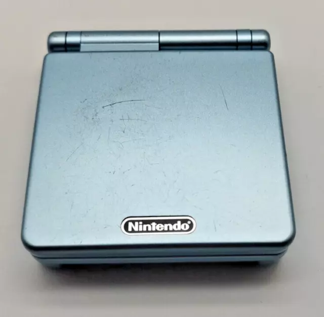 Nintendo Gameboy Advance SP mit Ladekabel | Blau-Grau Hellblau | guter Zustand 2