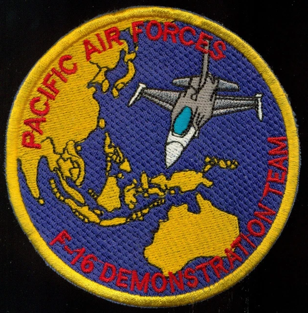 pacaf f-16 demoteam グアムパッチ pacaf f-16 demoteam グアムパッチ PACAF F-16 Demonstration