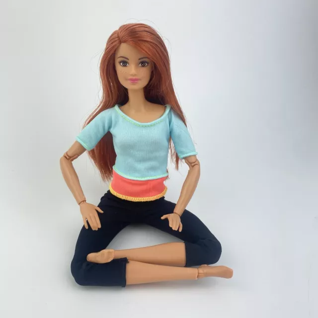 Red hair barbie made to move cheap