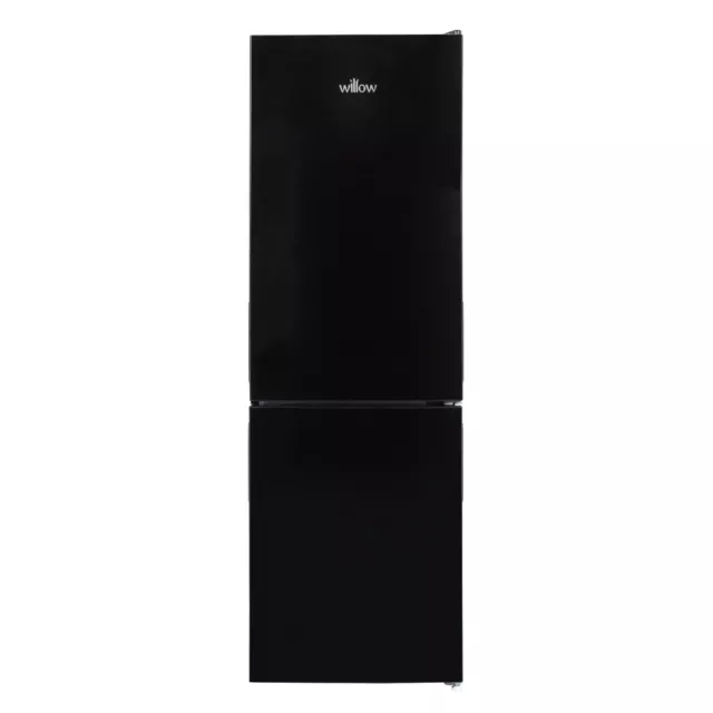 Willow WFF157B Freestanding Fridge Freezer in Black