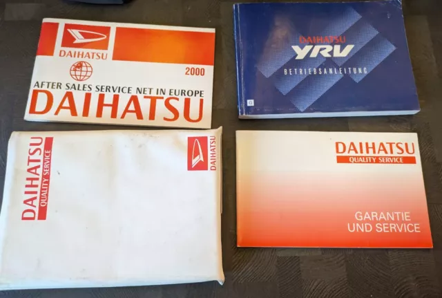 Daihatsu YRV  Bordmappe Betriebsanleitung / Handbuch